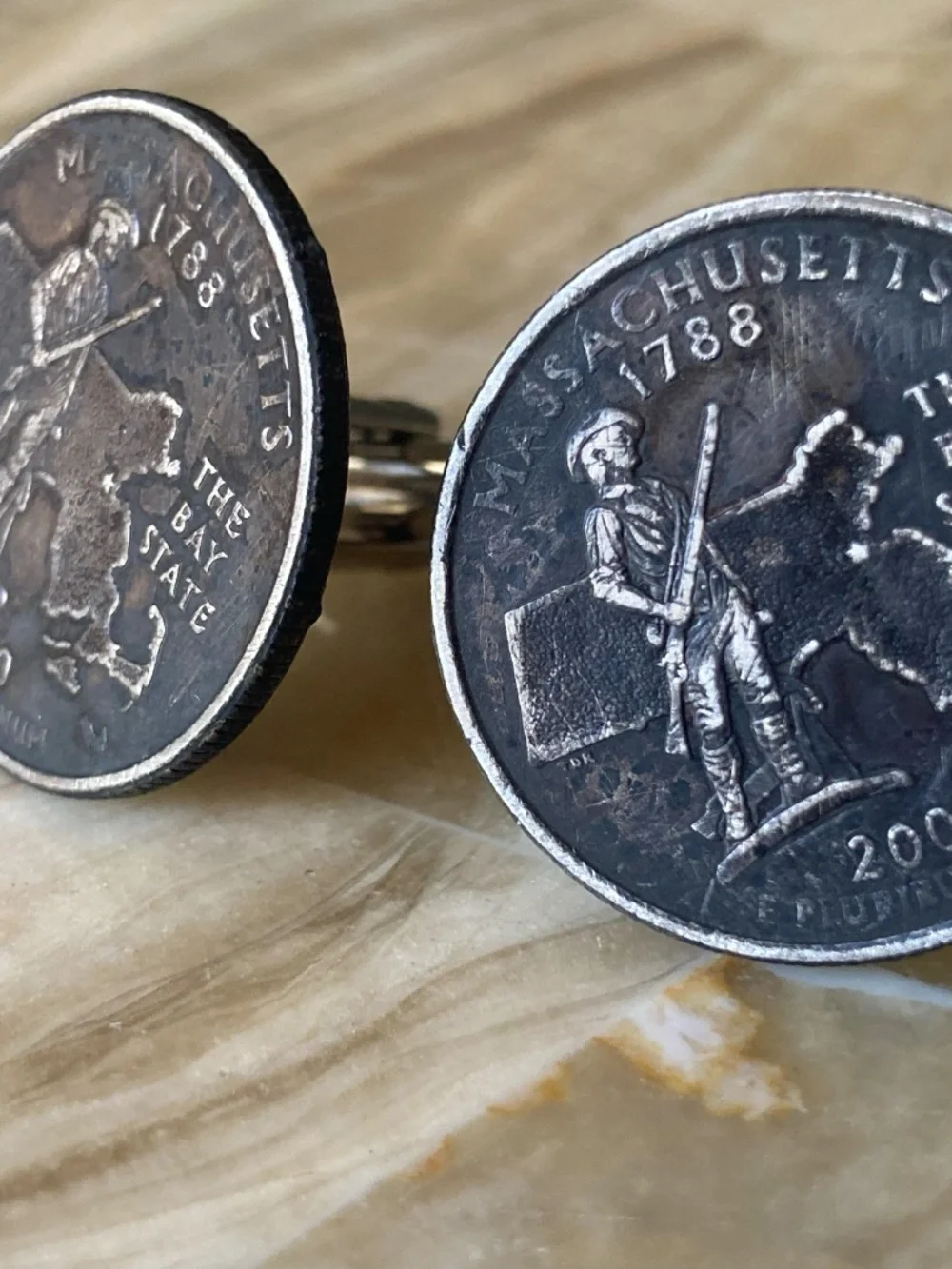 US Mint handcrafted cufflinks